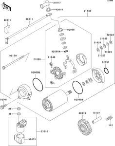 ZX1100 Стартер