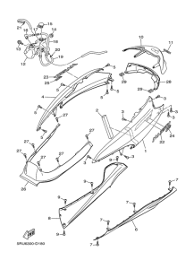 YP400 Боковые обтекатели