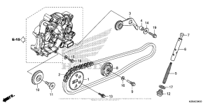 MSX125 Cam Chain + Tensioner