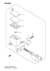 AN400 (ABS) Задний тормозной цилиндр