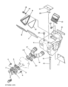XT350 Впускная система