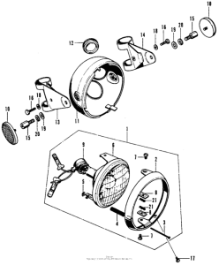SL70 Sl70 headlight + headlight case