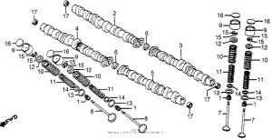 CBX Распределительный вал и клапана