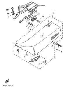 DT50MX Seat. carrier
