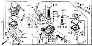 CM400 Cm400a / tcarburetor 80-81