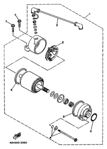 TT250R Стартер
