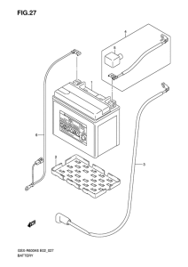 GSX-R600 Аккумулятор
