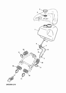 CS50 Топливный бак