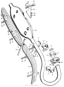 CL100 Cl100k muffler