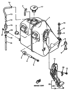 GTS1000A Топливный бак