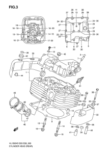 VL1500 Головка цилиндров