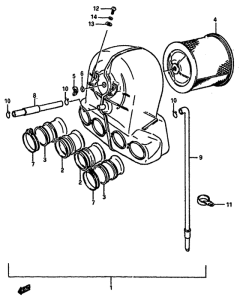 GSX-750 Воздухоочиститель