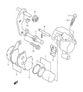 AN150 Передний суппорт