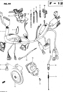 GSX750 Жгут проводов