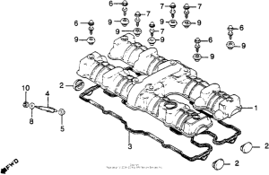 CB900 Крышка головки цилиндров