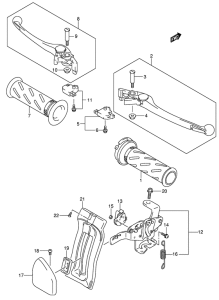 AN650 (ABS) Рулевой рычаг