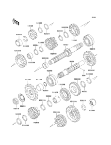 KLE500 Трансмиссия
