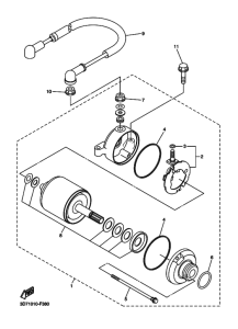 WR250X Стартер