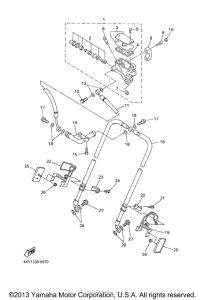 XVZ13TFSA Главный тормозной цилиндр