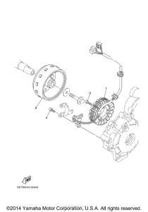 XT250FC Генератор