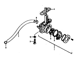 GS400 Топливный кран