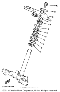YSR50W Управление