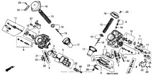 VT750C Детали карбюратора