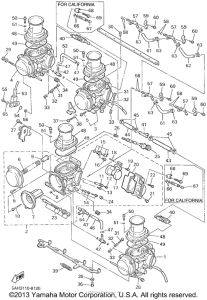 YZF600RPC Карбюратор