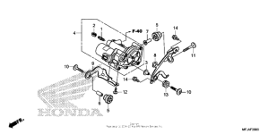 CBR600RR (ABS) Rear power unit (cbr600ra)