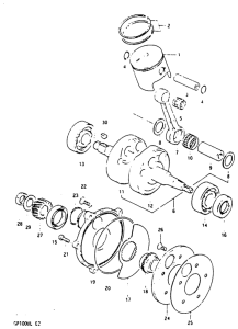 GP100 Вал коленчатый