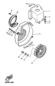 CW50 Air shroud. fan