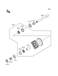  Переднее колесо