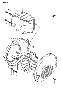 AP50 Вентилятор охлаждения