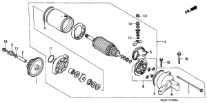  Стартерный мотор