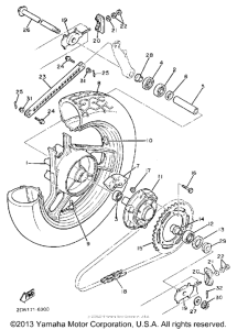 FZ600U Переднее колесо