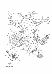 YZF-R3A ウインドシールド