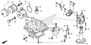 CBR600RR (ABS) Oil Pan + Oil Pump