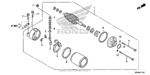 CB1000R Стартер