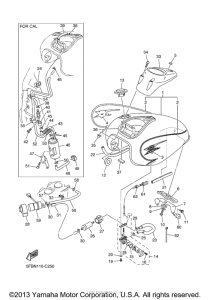 XVS650 Топливный бак