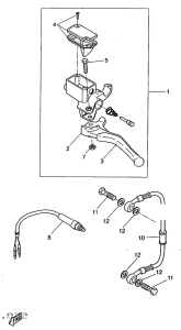 YQ50 Задний торм цилиндр