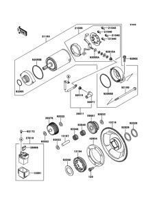 KL650 Стартер
