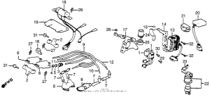 GL1100I Ignition coil + rectifier