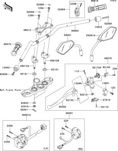 ZR750 Руль