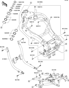 ZX1200 Frame(c1 / c2)
