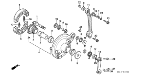 SA75 Передний тормоз