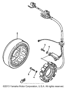 XT600NC (CA ED.) Генератор