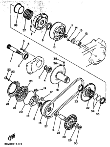 XC125 Сцепление