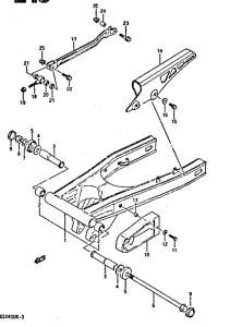 GSX-R400 Rr. swing arm