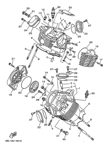 XVS1100 Головка цилиндров
