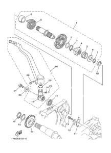 YZ250V Стартер